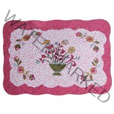 바이데코 순면 워싱 발매트, 화분(핑크)