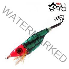 손피싱 삼발이 문어헌터/왕눈이 에기 애기 쭈꾸미 채비 낚시, E-143 수박