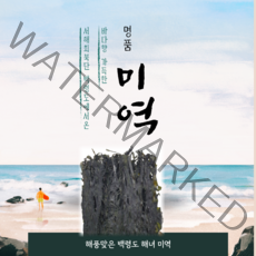자연산 산모미역 400g 부드러운 미역 선물용미역 백령도산, 1개