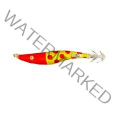 UST 오징어 미끼 한치 메탈, 노랑땡땡이, 100g