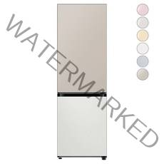 [색상선택형] 삼성전자 비스포크 냉장고 방문설치, 새틴 베이지 + 코타 화이트