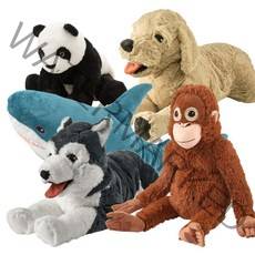 이케아 IKEA 정품 인형 리트리버 허스키 팬더 상어, 26cm