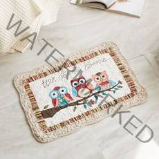 바이데코 순면 워싱 발매트, 부엉이