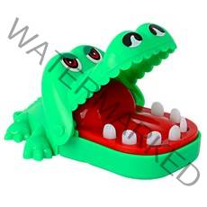 악어 물기 물기 손가락 게임 장난감을 위해 아이들을위한 재미있는 스트레스 구호 장난감 게임 adul, 녹색