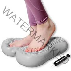 맥슬리 말랑이 스텝퍼 에어쿠션 계단오르기 다이어트 유산소 운동기구, 그레이