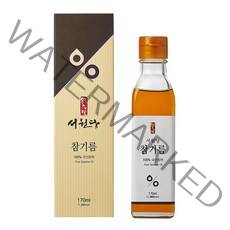 [서원당] 국산 참기름 100% 저온 압착 참기름100%, 170ml, 1개, 170ml
