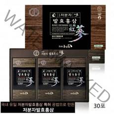 고려홍삼원 저분자 발효홍삼 10mlx30포 국산 특허공법 흡수율높은 특이 사포닌 컴파운드K 면역력 부모님선물 명절선물, 10ml x 30포 1박스, 1개