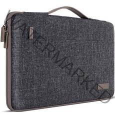 DOMISO 10 "11" 13 "14" 15 "17" 인치 노트북 가방 MacBook 노트북 컴퓨터 가방 용 손잡이가있는 방수 노트북 슬리브, 15.6인치, LP09-R