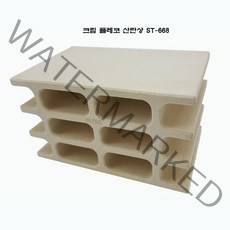 세라믹 크림 플레코 산란상 ST-668 안시산란상 놀이터 은신처 세라믹크림