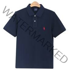 라파클럽 남녀공용 피케 반팔 카라 셔츠 티셔츠