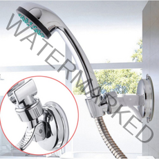 생활행복 만능 샤워기거치대, 1개, 크롬 실버