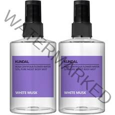 쿤달 퓨어 바디미스트 화이트머스크향, 128ml, 2개