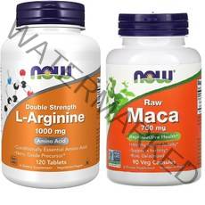 나우푸드 마카 750mg 90정+아르기닌 1000mg 120정 [남성 2종 세트]