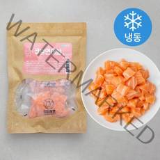 또또마켓 큐브 연어살 (냉동), 300g, 1개
