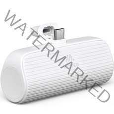 밸류엠 C타입 일체형 미니 도킹형 무선 보조배터리, VM-B2PA5FPQCP, 화이트