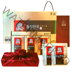 정관장 6년근 홍삼진액 홍삼천국 30포 1200ml+쇼핑백 명절 부모님 선물세트(보자기포함) 1개, 1박스
