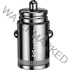 르메이어 시거잭 차량용 충전기 듀얼 포트 초미니 초고속 30W LMEA-CAR-CJ13, 블랙