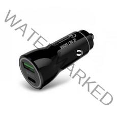 디씨네트워크 파우스트 PD 퀵차지3.0 듀얼 차량용 고속 충전기 시거잭, ITS-PDCC01, 블랙