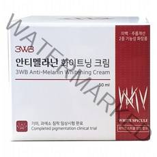 안티멜라닌 화이트닝 크림 50ml 기미 과색소 침착에 도움, 1개, 50mg
