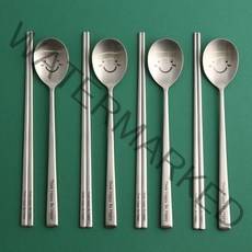 인스푼 찰리윙크 어른 수저세트, 1세트, 숟가락 4p + 젓가락 4p