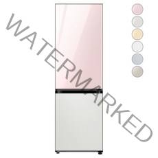 [색상선택형] 삼성전자 비스포크 냉장고 방문설치, 글램 핑크 + 코타 화이트