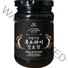 웰빙곳간 3대 전통계승 구증구포 수제 흑도라지 발효청, 250g, 1개