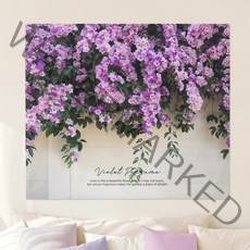 상상후 북유럽 가림막 초대형 패브릭 포스터 가리개커튼, 바이올렛퍼퓸