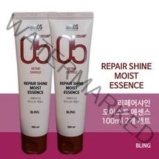 Amos 모이스트 에센스 100ml 2개 헤어에센스, 1세트