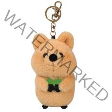 모찌타운 키키 쿼카 인형 키링, 브라운, 19cm