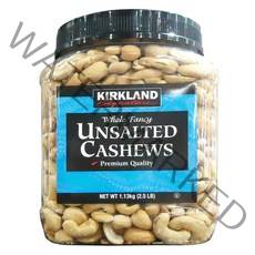 커클랜드 무염 캐슈넛 대용량 Kirkland Signature Whole Fancy Unsalted Cashews 1.13kg, 1개