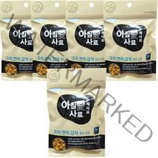 아침애사료 오리 연어 감자 수제사료 5p, 200g, 5개