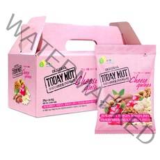 투데이넛 너트한줌 치즈퀴노아 견과 30개입, 600g, 1세트