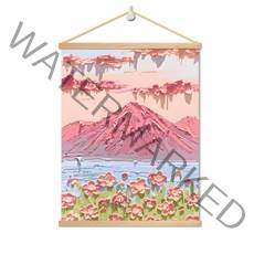 LEY 패브릭포스터 거실 인테리어 그림 식당 걸이 그림 인조 모조목, BR01