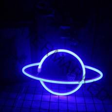 아로무드 우주본 LED 네온사인 장식형, 블루