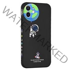 아이폰13 케이스 귀여운 우주비행사 캐릭터 실리콘