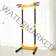 재미어트 힘콩 철봉 치닝디핑 가정용 턱걸이 운동기구, 옐로