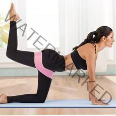 요가 탄력 밴드 저항 밴드 요가 스트레칭 요가 저항, 로고가 없는 핑크 수트