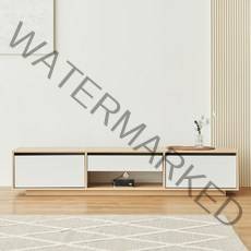 레이디가구 다일라 수납 거실장 일반형 1800 방문설치, 내추럴콤비