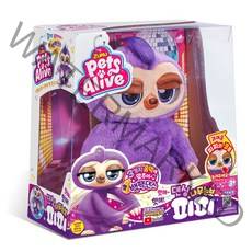 펫츠얼라이브 댄싱나무늘보 피피 작동인형, 혼합색상