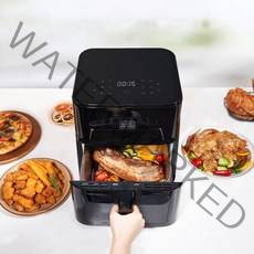 광파에어프라이어 미니오븐 블랙앤데커 3세대 올뉴 에어프라이어 (BXEO-2105-A), 블랙