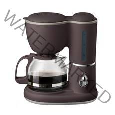 RUN Home 고급 전자동 커피머신 드립 에스프레소 가정용 업소용, 브라운 KFJ-A06Q1