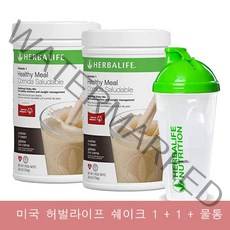 허벌라이프 포뮬라1 쉐이크 1+1= 쿠키앤크림+쿠키앤크림 (쉐이크컵증정), 2개