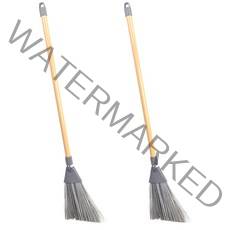 플렌티 싹쓸이비 소 2개 싸리 낙엽 야외 마당 현관 긴 빗자루 청소, 싹쓸이비소2개