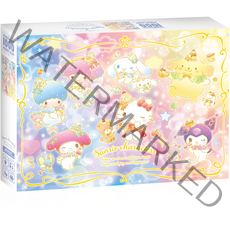 산리오캐릭터즈 아동용 반짝반짝 디저트 타임 직소퍼즐 SAN-A10-017, 1000피스, 혼합색상