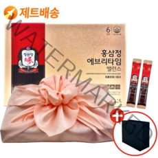 정관장 홍삼정 에브리타임 밸런스 선물세트 + 고급 보자기 포장, 에브리타임 밸런스 20포 (숀글로벌 S003호), 1개, 200ml