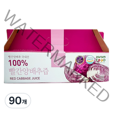 착한톡톡 빨간양배추즙, 90개, 80ml