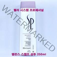 웰라 시스템 프로페셔널 SP 밸런스 스캘프 샴푸 250ml / 두피 모발 케어, 밸런스스캘프샴푸(250ml)-1개