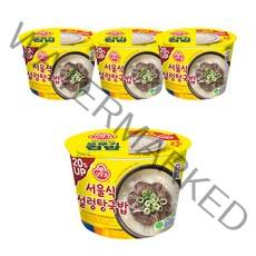맛있는 오뚜기 컵밥 서울식 설렁탕국밥, 311g, 4개