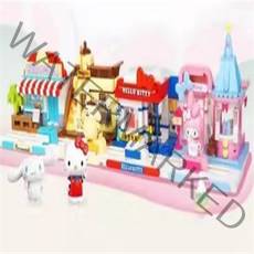 산리오 빌딩 블록 블럭 keeppley 스트리트 뷰 캐릭터 장난감 조립 세트 시나모롤, 마이멜로디