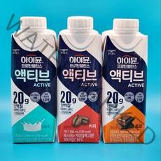일동 하이뮨 액티브 250ml 오리지널 6개+ 커피 6개 + 초코 6개, 18개